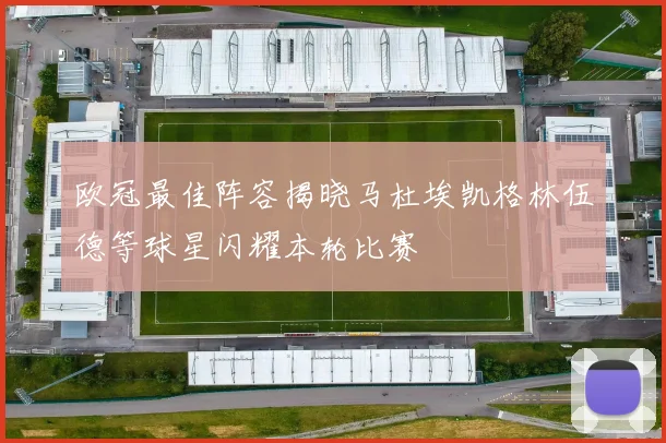 欧冠最佳阵容揭晓马杜埃凯格林伍德等球星闪耀本轮比赛